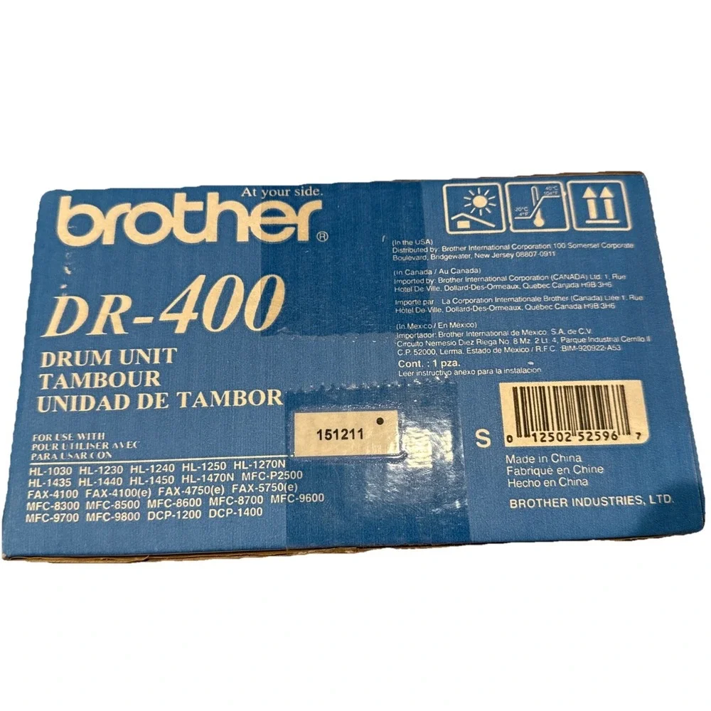 Brother DR400 Black Drum Unit Cartridge